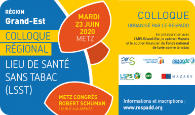 Colloque régional "Lieu de santé sans tabac"