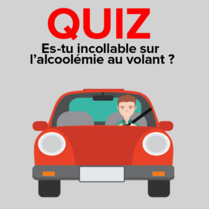 Es-tu incollable sur l'alcoolémie au volant ?