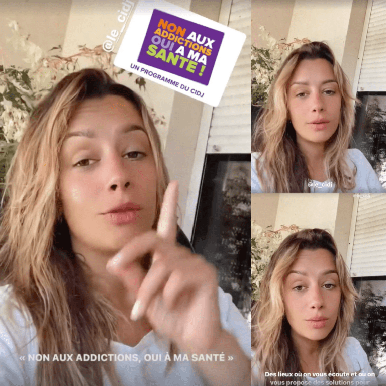 Chloë fait découvrir le programme à sa communauté Instagram