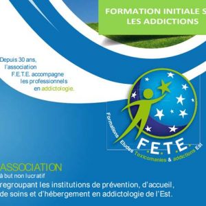 FORMATION INITIALE SUR LES ADDICTIONS par la F.E.T.E